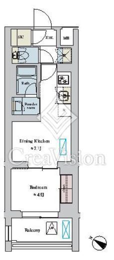 ブリリアイスト洗足池の杜　202号室　間取り
