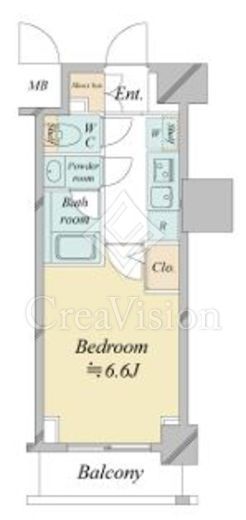 ドゥーエ新横浜　503号室　間取り