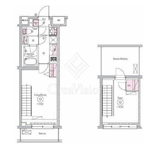 リテラス川崎ウエスト　313号室　間取り