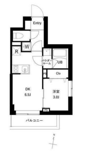 プレセダン千駄木　406号室　間取り