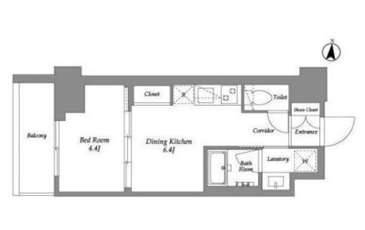 ウエリスアーバン住吉EAST　101号室　間取り