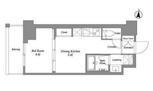 ウエリスアーバン住吉EAST　902号室　間取り
