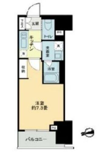 ザ・ライオンズフォーシア鶴見　210号室　間取り