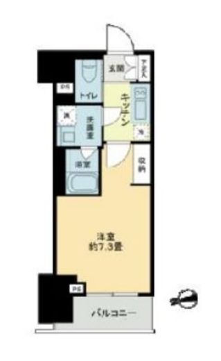 ザ・ライオンズフォーシア鶴見　511号室　間取り