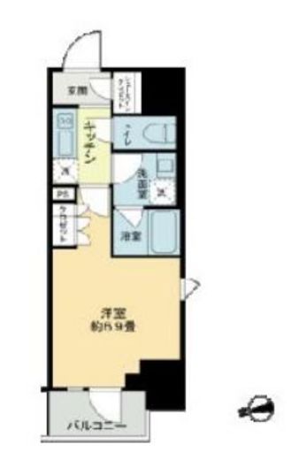 ザ・ライオンズフォーシア鶴見　512号室　間取り