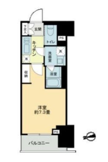 ザ・ライオンズフォーシア鶴見　410号室　間取り