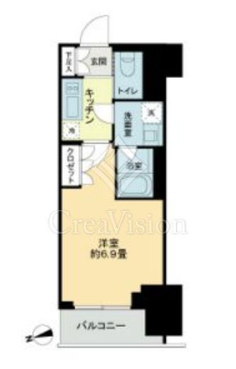 ザ・ライオンズフォーシア鶴見　603号室　間取り