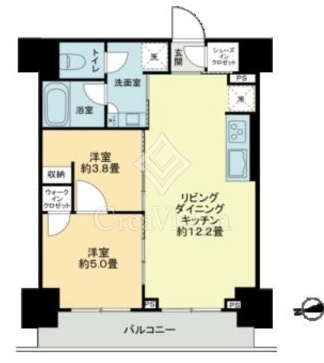 ザ・ライオンズフォーシア鶴見　902号室　間取り