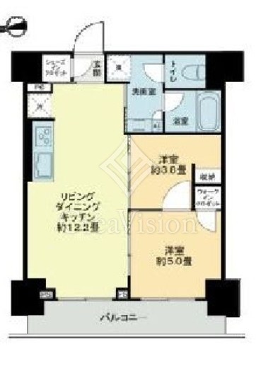 ザ・ライオンズフォーシア鶴見　903号室　間取り