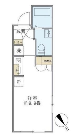 プラティーク清澄庭園　303号室　間取り