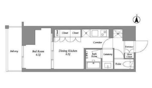 ウエリスアーバン住吉WEST　1002号室　間取り
