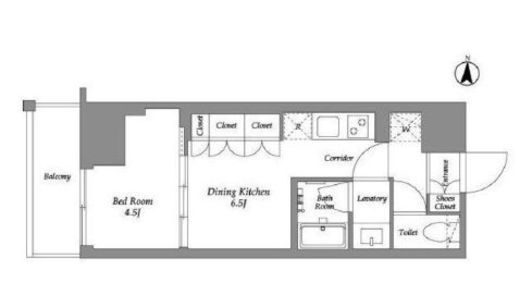 ウエリスアーバン住吉WEST　102号室　間取り