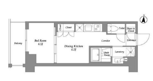 ウエリスアーバン住吉WEST　302号室　間取り