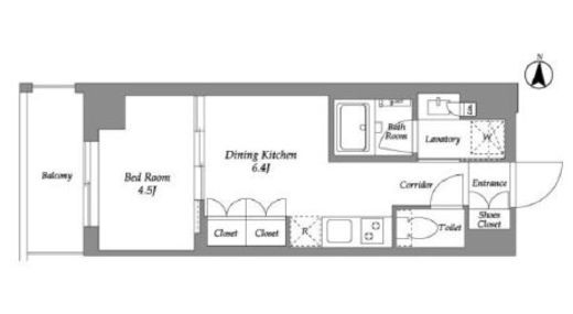 ウエリスアーバン住吉WEST　702号室　間取り