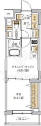 リビオメゾン湯島　202号室　間取り