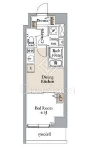 グランカーサ住吉Ⅲ　605号室　間取り