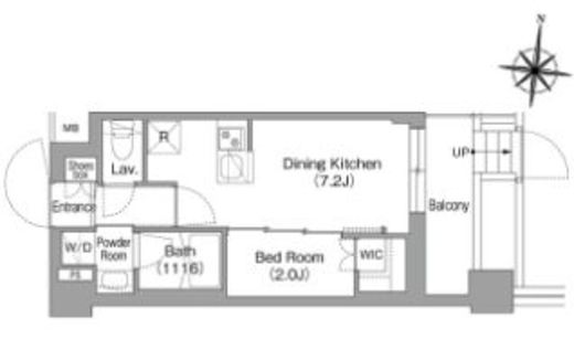 コンフォリア・リヴ大崎　103号室　間取り