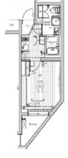 メイクスアート桜木町　103号室　間取り