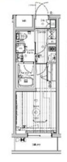 メイクスアート桜木町　303号室　間取り
