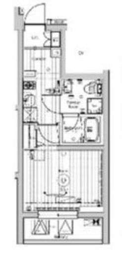 メイクスアート桜木町　401号室　間取り