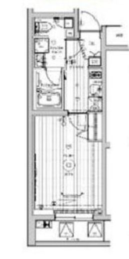 メイクスアート桜木町　404号室　間取り