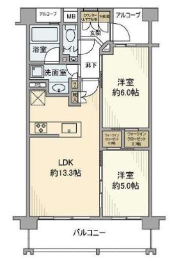 ジオ荻窪　302号室　間取り
