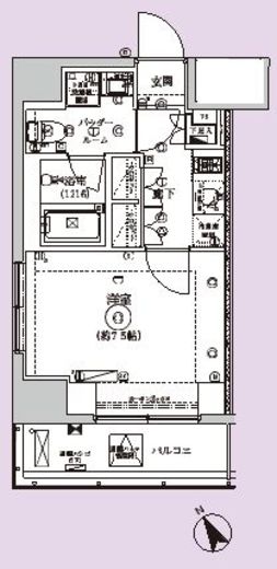 セジョリ駒込西ヶ原　402号室　間取り