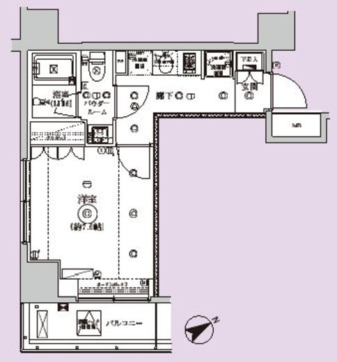 セジョリ駒込西ヶ原　405号室　間取り