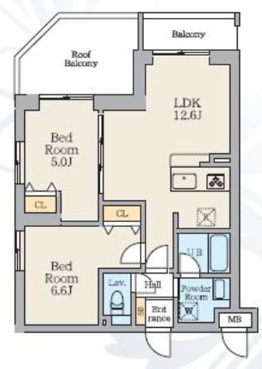 Alivis篠崎　307号室　間取り
