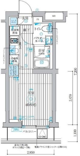 ベルグレード吉野町　202号室　間取り