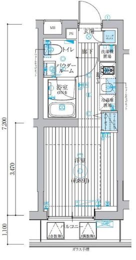 ベルグレード吉野町　306号室　間取り