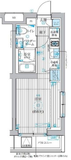 ベルグレード吉野町　703号室　間取り