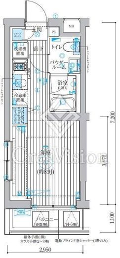 ベルグレード吉野町　401号室　間取り