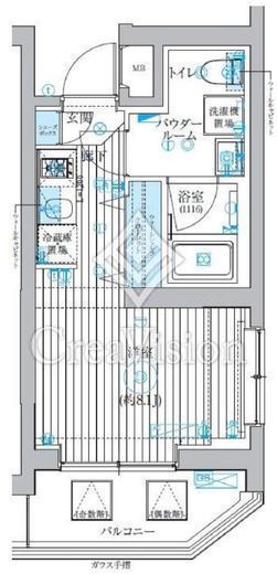 ベルグレード吉野町　507号室　間取り