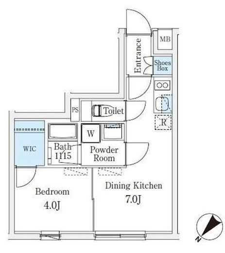 CREATIF学芸大学　202号室　間取り
