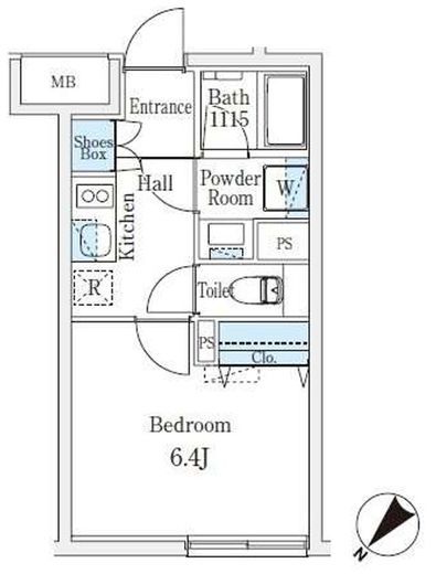 CREATIF学芸大学　204号室　間取り