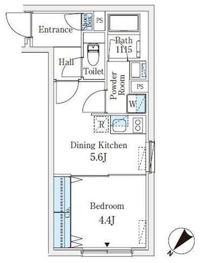 CREATIF学芸大学　305号室　間取り
