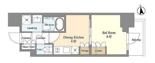 リビオメゾン浅草雷門　501号室　間取り
