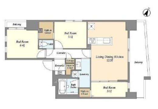 グラン千代田岩本町　902号室　間取り