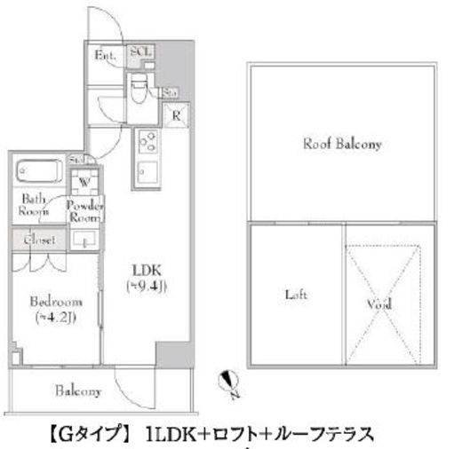 ルミーク関内Ⅱ　1002号室　間取り