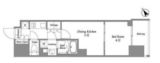 シーズンフラッツ大森西　307号室　間取り
