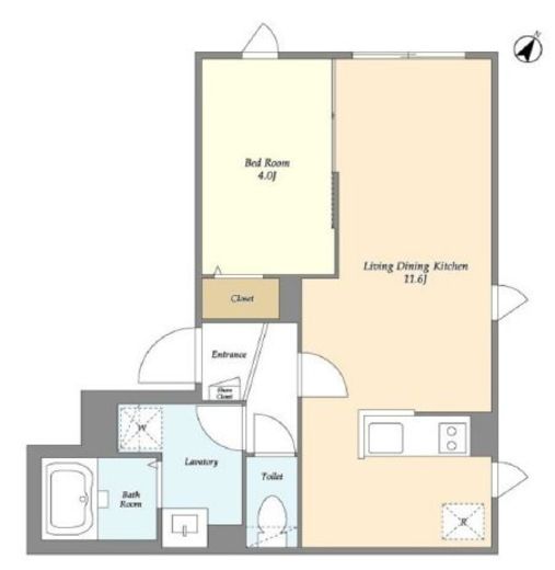 タスキsmart新大塚Ⅱ　301号室　間取り