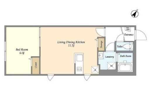 タスキsmart新大塚Ⅱ　302号室　間取り