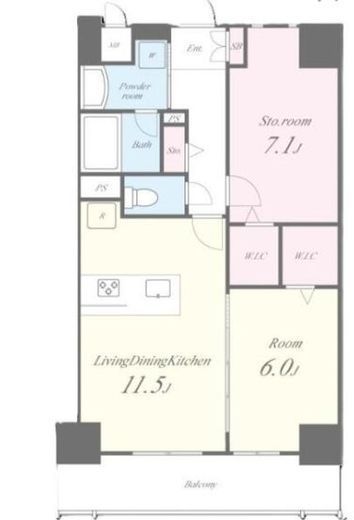 グラン クレイエル 両国　902号室　間取り