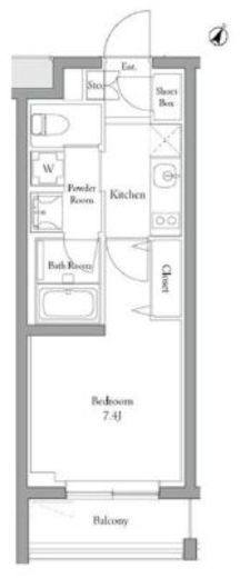 MATSU5588　205号室　間取り