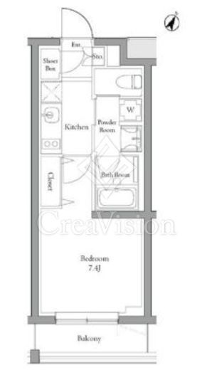 MATSU5588　202号室　間取り