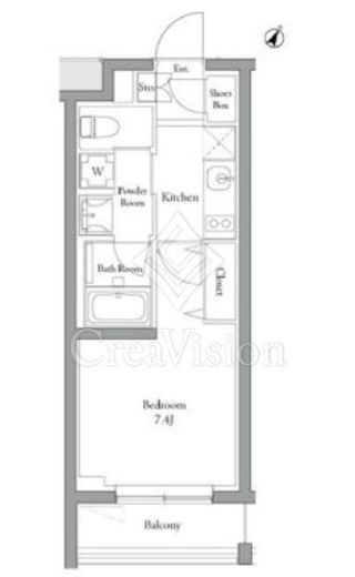 MATSU5588　105号室　間取り