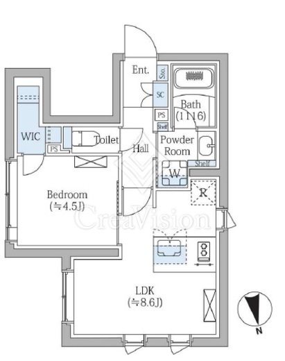 COMPOSITE新宿三丁目(コンポジット新宿三丁目)　103号室　間取り