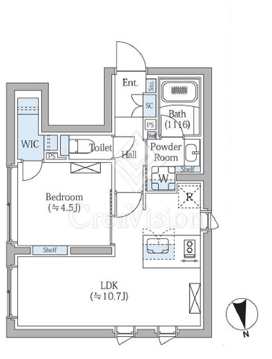 COMPOSITE新宿三丁目(コンポジット新宿三丁目)　303号室　間取り