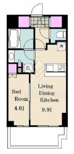 ブリリア早稲田鶴巻町　502号室　間取り
